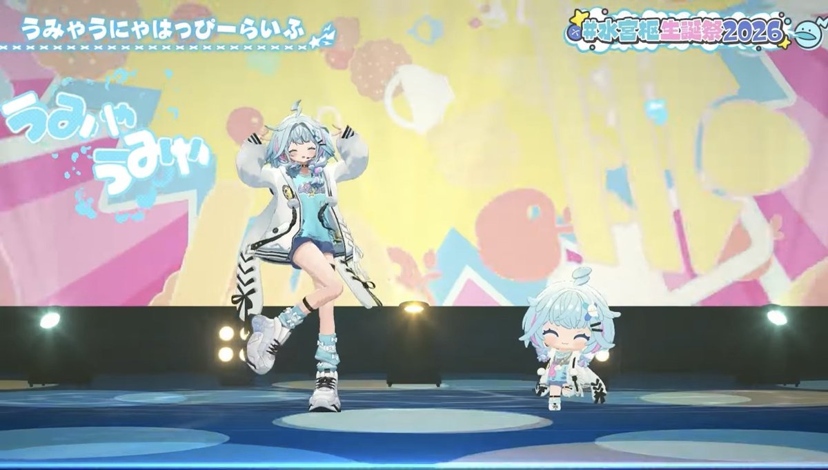 ekimade_2funhan's tweet photo. #水宮枢生誕祭2026 
ミニすうちゃんもチビすうちゃんも可愛かった！
いつか、ミニ宮のハイカロリーダンスも見たい！ https://t.co/W4OwrHVWyk