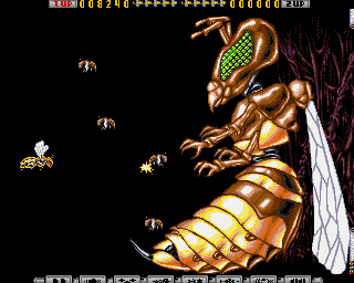 Shadem987's tweet photo. Quelqu'un connaît ? Il s'agirait du remake d'un Shoot'Em Up sorti en 1992 sur l'Amiga. 
J'invoque @GTotore l'encyclopédie humaine. 😀

#jeuxvideo #videogames #amiga #retrogaming https://t.co/hezlwBOqjz