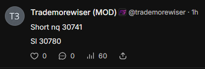 FelonyTrades's tweet photo. Beautiful day today. Game plan was perfect, execution was a bit shaky but stayed patient an nailed this downside move. Left some on the table but zero complaints will always take a nice green day pre-FOMC💜 https://t.co/WVDyqHNL2G