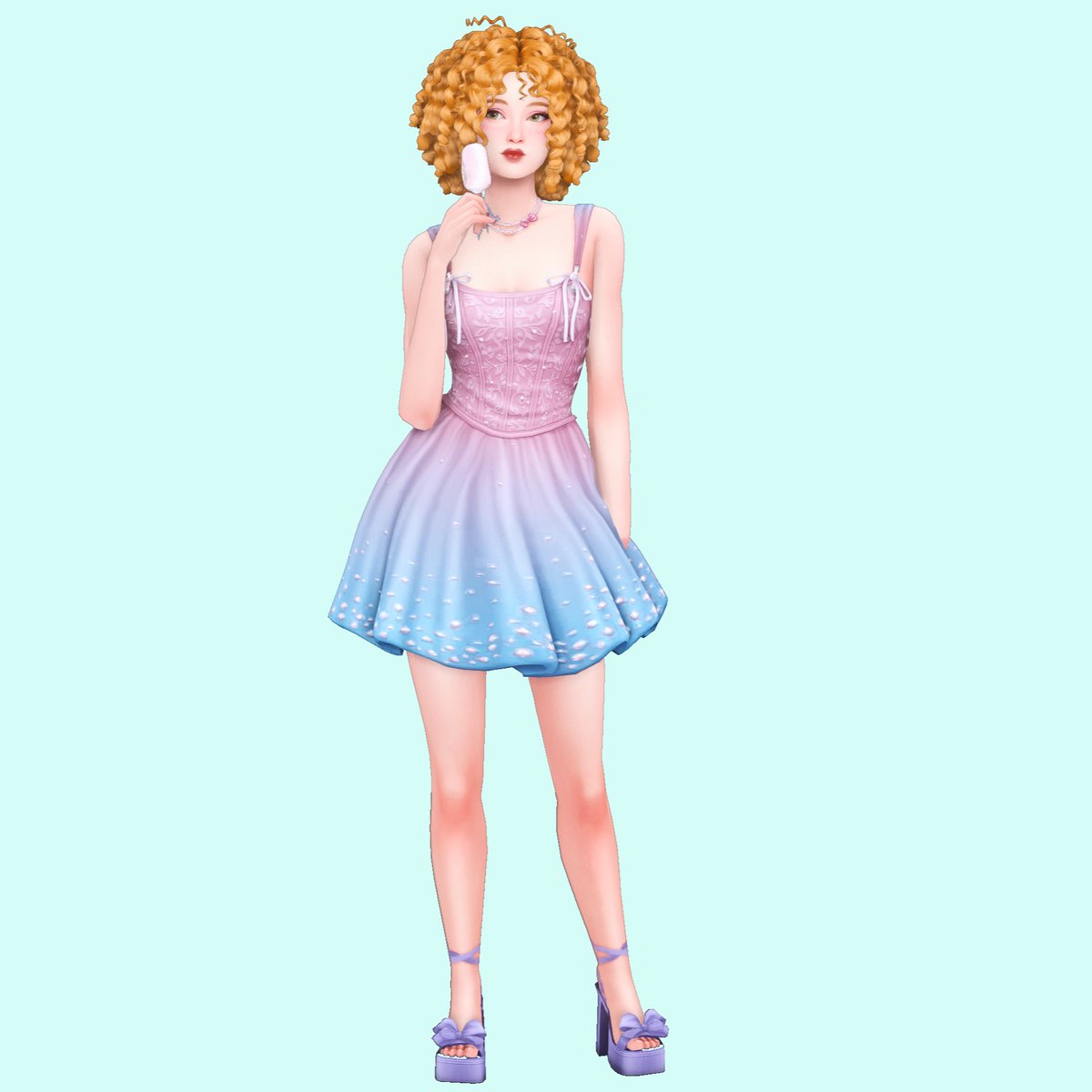 SimsOfCeleste's tweet photo. 아이스크림 좋아~
그리고 @trillyke 님의 귀여운 원피스.
#TheSims4 #ShowUsYourSims https://t.co/Jtd9asu4v6