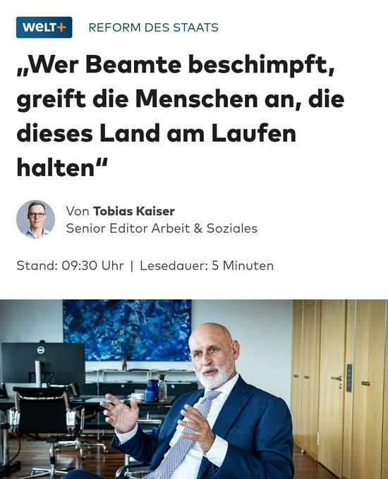 ernsterjuenger's tweet photo. Oh, sorry, ich dachte bisher, die (immer weniger) freie Wirtschaft hielte dieses Land am Laufen, und finanziere unter anderem das Berufsbeamtentum, mein Fehler, Entschuldigung.   😌 https://t.co/GztGy7Gh8U