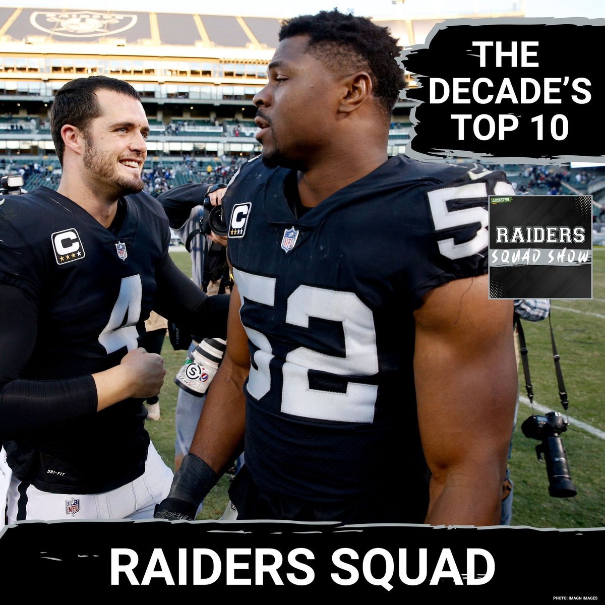 ShantelleSChand's tweet photo. Today on the #Raiders Squad Show w/ @LKennedy72, @YourboyQ254, &amp; I:

We celebrate 10 years of the @LockedOnNetwork

- Top 10 moments of the decade 
- Top 10 players (2016-2026)

https://t.co/DbOcHXNlhU

🎧: https://t.co/0am3l7HJeS

#RaiderNation
#NFL https://t.co/dM6BYhos8P