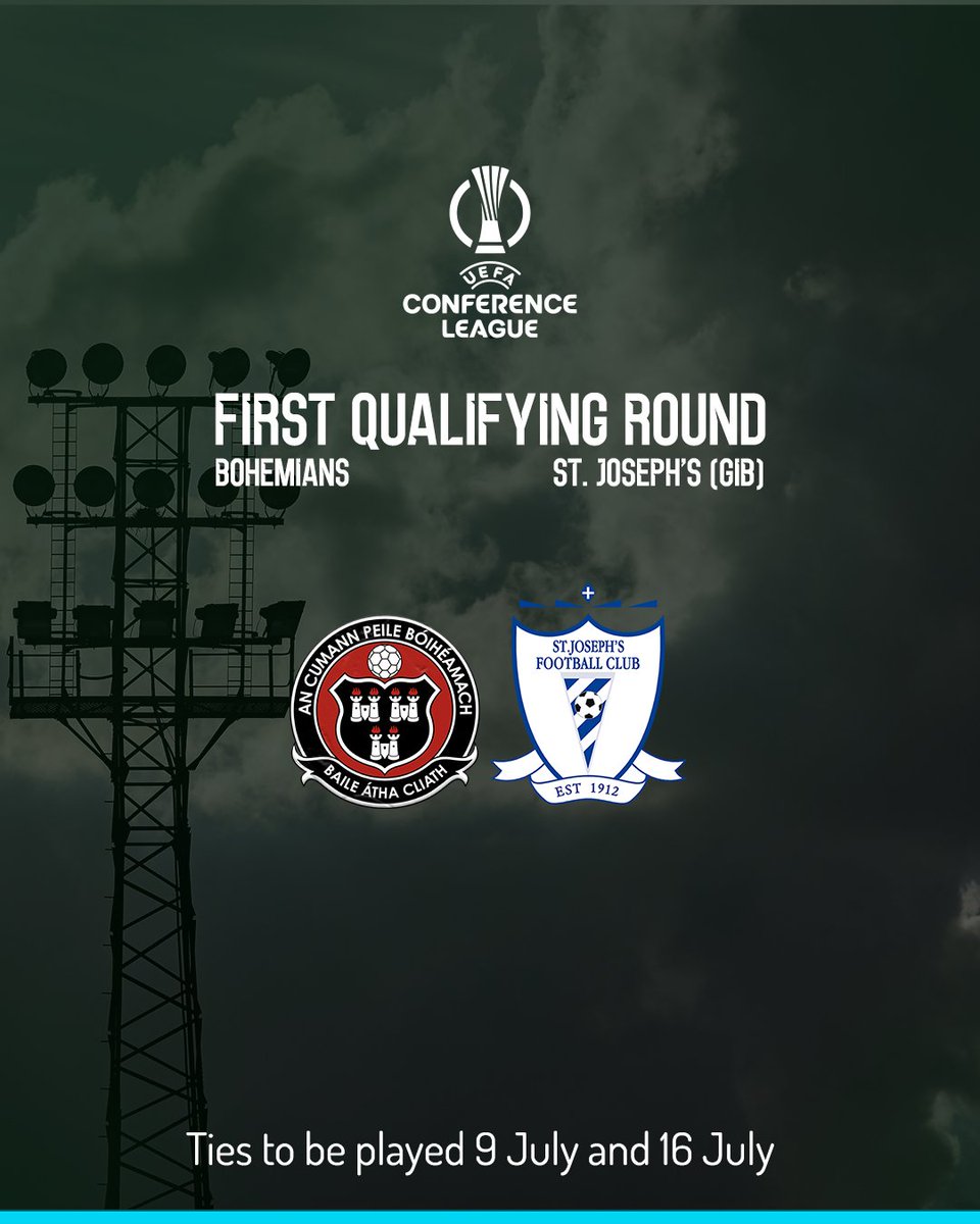 LeagueofIreland's tweet photo. Bohemians will face Gibraltar opposition in their return to Europe. https://t.co/od9NK985eZ