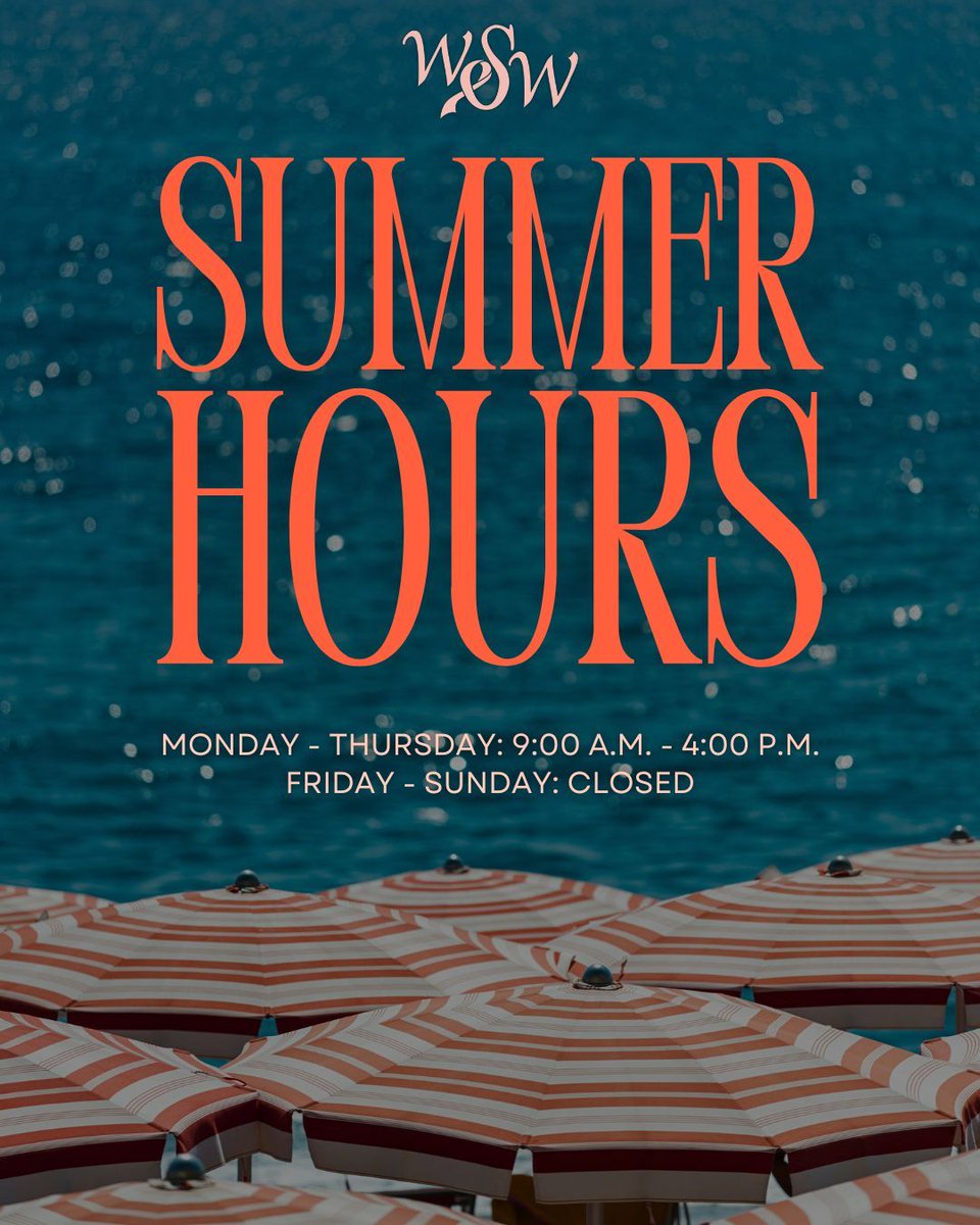 WSWDelmarva's tweet photo. Starting on Friday, June 19, the WSW Office will be closed on Fridays through Labor Day. If you're in need of a lift chair/fitting, please call the WSW Office (4105487880) to schedule an appointment ahead of time. We apologize for the inconvenience &amp; thank you for understanding! https://t.co/MQPRAvA4ID