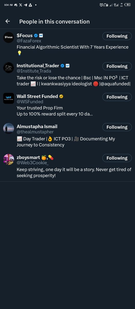 IamLightFx's tweet photo. @Institute_Trada @WSFunded @FazaForex @thealmustapher @Web3Cookie_ @wayne_exchange 
@Prod1gious_1 
@alexaafx 
Followed all ✅
Joined Discord ✅
Joined Telegram ✅
Liked and retweeted ✅
Tagged 3 Traders ✅ https://t.co/5xkWlCfTCP