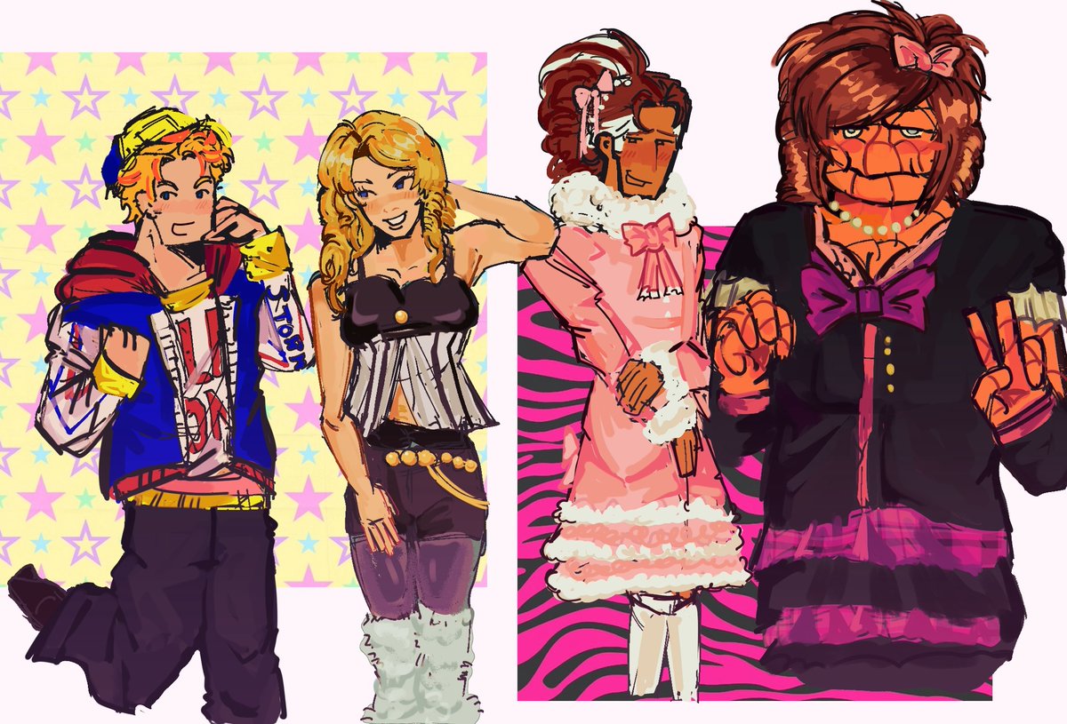 atomicending's tweet photo. #fantasticfour, but they were all different gyaru substyles https://t.co/rLE6lKLTH3