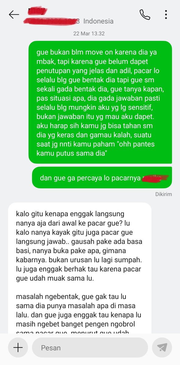 lacemoire's tweet photo. karena nama aku udah disebut sama deva ini sekalian aja deh aku mau spill semua perkataan kasar si deva dan jule ke aku di sms ini biar aku lega https://t.co/0JutcAOjaP