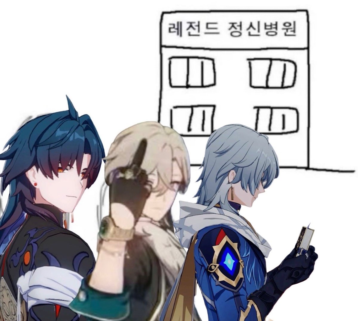 2jjeom's tweet photo. 레전드정신병원트리오
드디어셋다정신병원탈출했습니다

다시처넣어 https://t.co/knbR6wOpQC