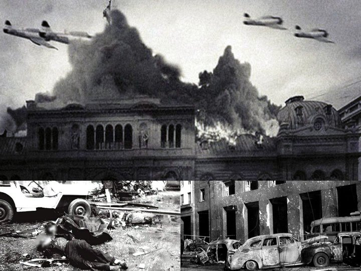 lucabonfante_'s tweet photo. A esta misma hora, pero en el año 1955, la Armada y un sector de la Fuerza Aérea bombardeaban la Plaza de Mayo dejando un saldo de 300 muertos y 800 personas heridas o mutiladas. De eso (y mucho más) son capaces las clases dominantes de este país. 

Prohíbido olvidar. https://t.co/S0iFU5WksH