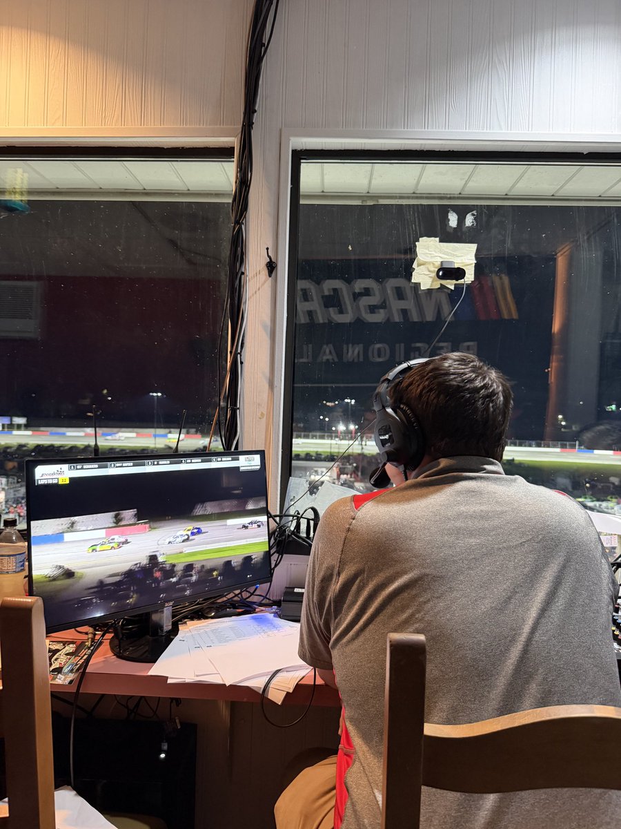 colton_debiase's tweet photo. From sitting in the stands as a kid in 2006 to calling the action from the broadcast booth 20 years later at my favorite track! 🏁🎙️
 
@jtownspeedway https://t.co/Ajc6qCsTMZ