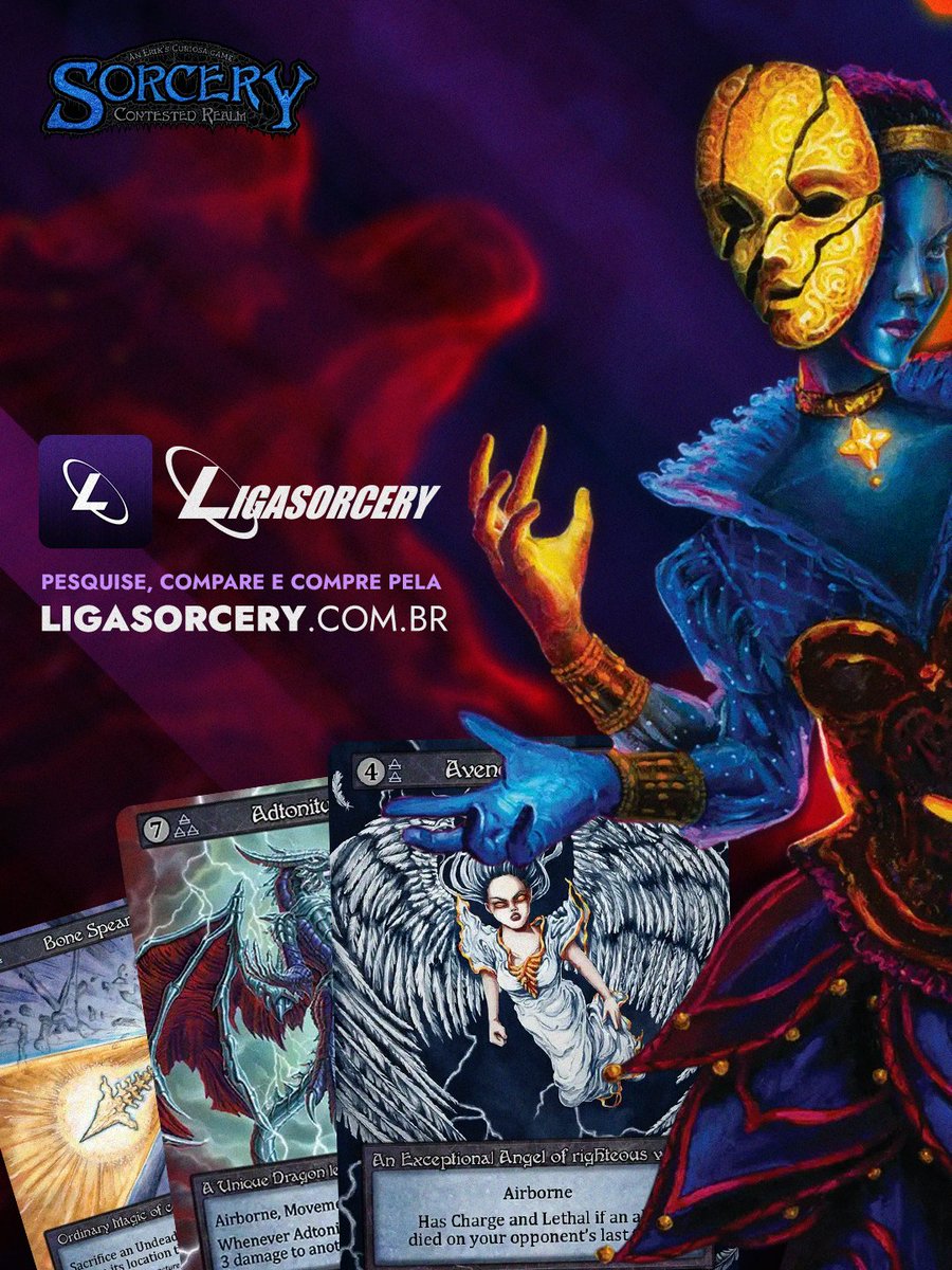 ligamagicbr's tweet photo. Mais uma Liga para a comunidade de card games do Brasil estΓ‘ no ar!
Pesquisem, comparem e comprem pelo menor preΓ§o no marketplace da LigaSorcery. Acesse agora https://t.co/Rayh1oNfIM π§ββοΈ
#sorcerytcg #cornerstone #contestedrealm https://t.co/b1szcesMTN