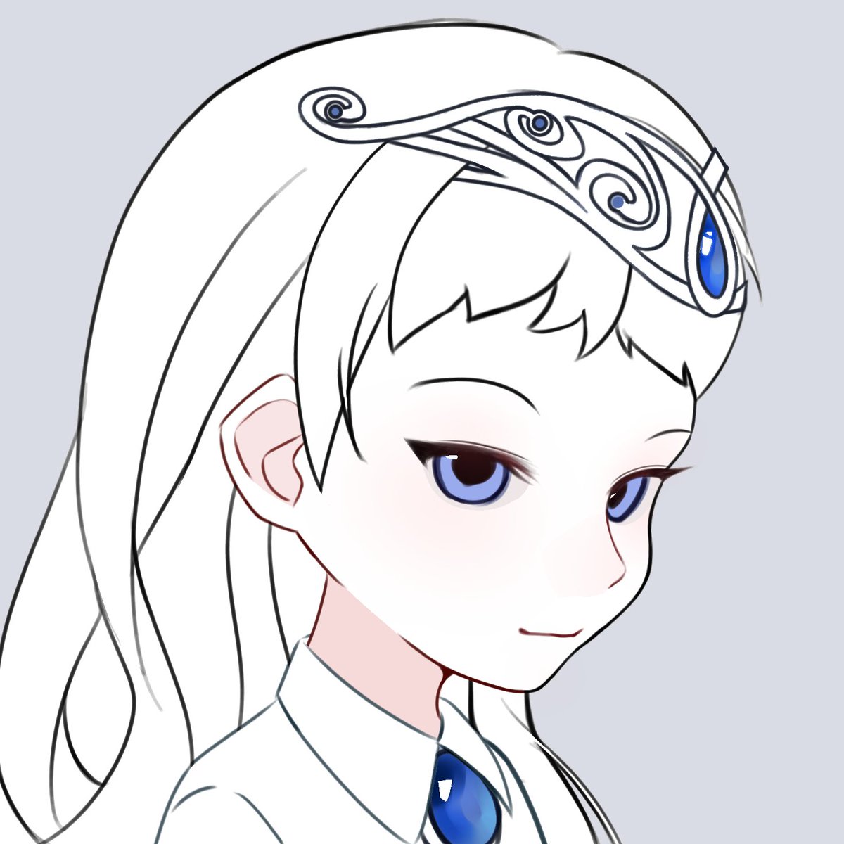 LoickElefant's tweet photo. The first time I met them, they struck me as an older-sister type and a younger-brother type.
I think Zaria's cool face is very cute.
OMG, she's even wearing black nail polish.
I'll draw this adorable detail someday when I have time.
#sofiathefirst #princezane #princesszaria https://t.co/0uFiTvHIup