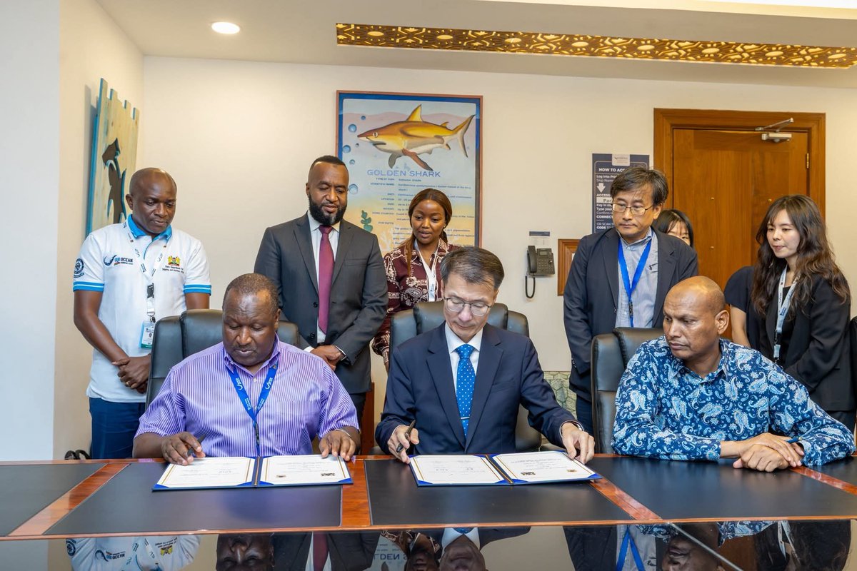 ps_adenmillah's tweet photo. HISTORIC MILESTONE FOR KENYA’S MARITIME SECTOR

Today in Mombasa, at the 11th Our Ocean Conference, we officially signed a landmark MoU with the Republic of Korea for the mutual recognition of seafarers’ Certificates of Competency (CoC), aligned with STCW standards. 

This agreement is a massive game changer for our youth and the growth of our Maritime Sector, granting qualified Kenyan seafarers the right to serve aboard Korean flagged vessels, unlocking direct access to one of the world's most advanced shipping economies. 

By expanding professional mobility and creating greater entry into international labor markets, this pact will significantly boost remittances and build sustainable global careers for our young professionals. Further deepening bilateral cooperation in maritime education, training, and knowledge exchange between our two nations.

Mining Cabinet Secretary
@HassanAliJoho who witnessed the event affirmed it as a powerful vote of confidence in the quality of Kenya’s maritime training institutions. 

We remain fully committed to developing a globally recognized maritime workforce and positioning Kenya as a premier maritime nation.

The future of Kenya's Maritime Sector is bright

#BlueEconomy #MaritimeKenya #Seafarers #KenyaKoreaPartnership #OurOcean2026 #OCC11