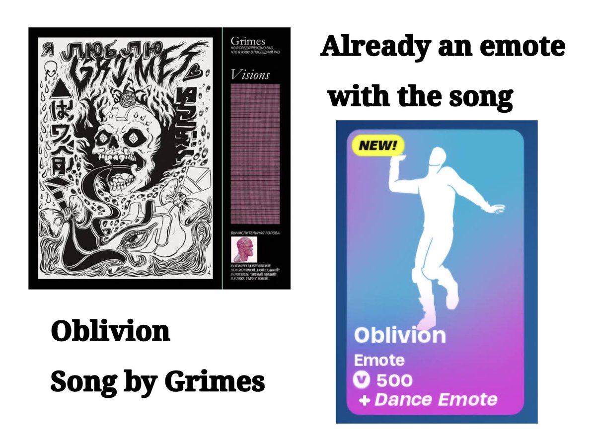 ValEmi_'s tweet photo. @FNFestival We getting close to the 2 songs 
Day ¿? of asking for these Jam tracks:
Release music from some existing emotes https://t.co/bTfWIvpUs7