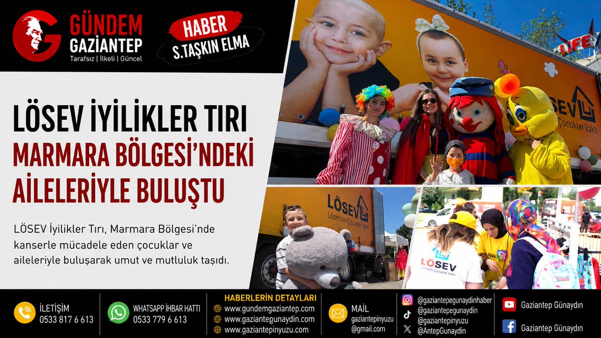 gaziantepinyuzu's tweet photo. LÖSEV İYİLİKLER TIRI MARMARA BÖLGESİ’NDEKİ AİLELERİYLE BULUŞTU 
https://t.co/jomvHA2bIt 
#Gaziantep #gaziantep #Şahinbey #şahinbey #şehitkamil #Şehitkamil #SONDAKİKA #SonDakika #haber #haberler #gündem #GündemGaziantep #GaziantepGünaydın @losev1998 https://t.co/xPW10Vmm93