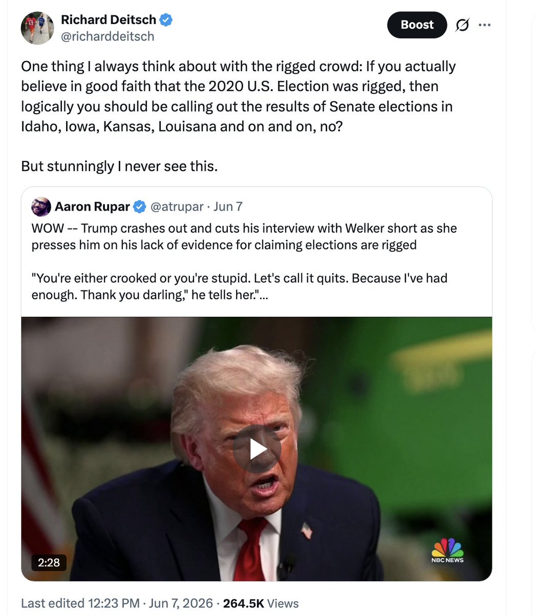 richarddeitsch's tweet photo. This is the approach to do all of this stuff. It won't be answered but it reveals the kayfabe. https://t.co/UrmN6mOvK9
