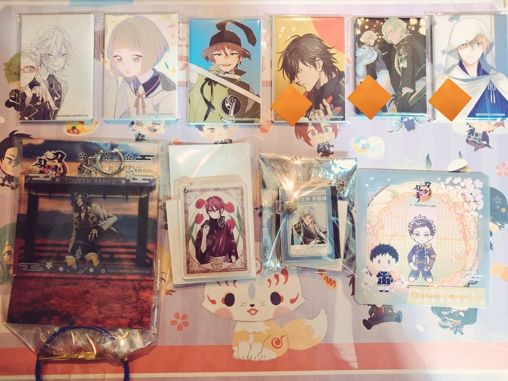 inuno_meme's tweet photo. 【交換】刀剣乱舞 ぬーどる くじ 編成ミニアクリル スクエア缶バッチ 刀猫男子 ミニアクリルスタンド アクリルブロック ビッグアクリルキーホルダー アクリルヘアゴム 御伴散歩 ミニアクリルキーホルダー

譲→画像
求→同異種★加州★鶴丸 石田 日向 京極 厚

条件は上記ツイートをご確認下さい🌼 https://t.co/bMQy3e3J0z
