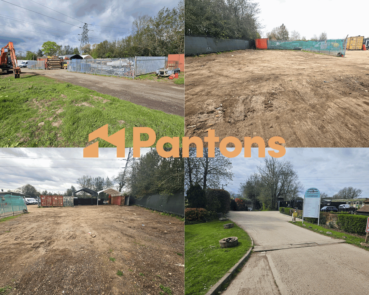 JackPanton's tweet photo. TO LET - Secure yard with containers close to St Albans; £2500pcm. Contact info@pantons-property.com for more details. https://t.co/cJ5a1vJqTk
