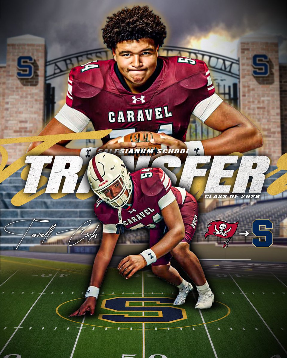 TerrellCoo54s's tweet photo. 🚨TRANSFER🚨
This year I’ll be attending Salesianum School in DE for bigger and better things. https://t.co/Vr3MCtaivM