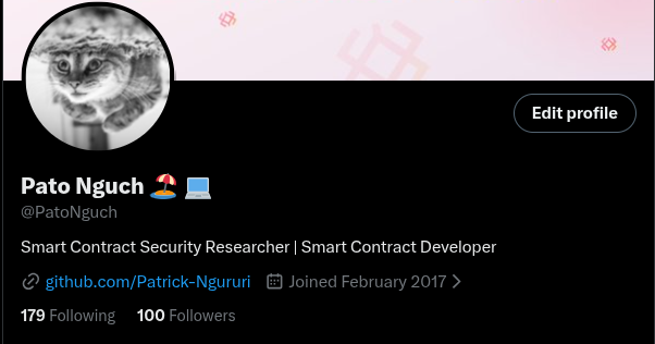 PatoNguch's tweet photo. Sharing my small wins.
🥳🙌🙌
Thank all of you for 100 followers  on X https://t.co/nCpKiuBL3t