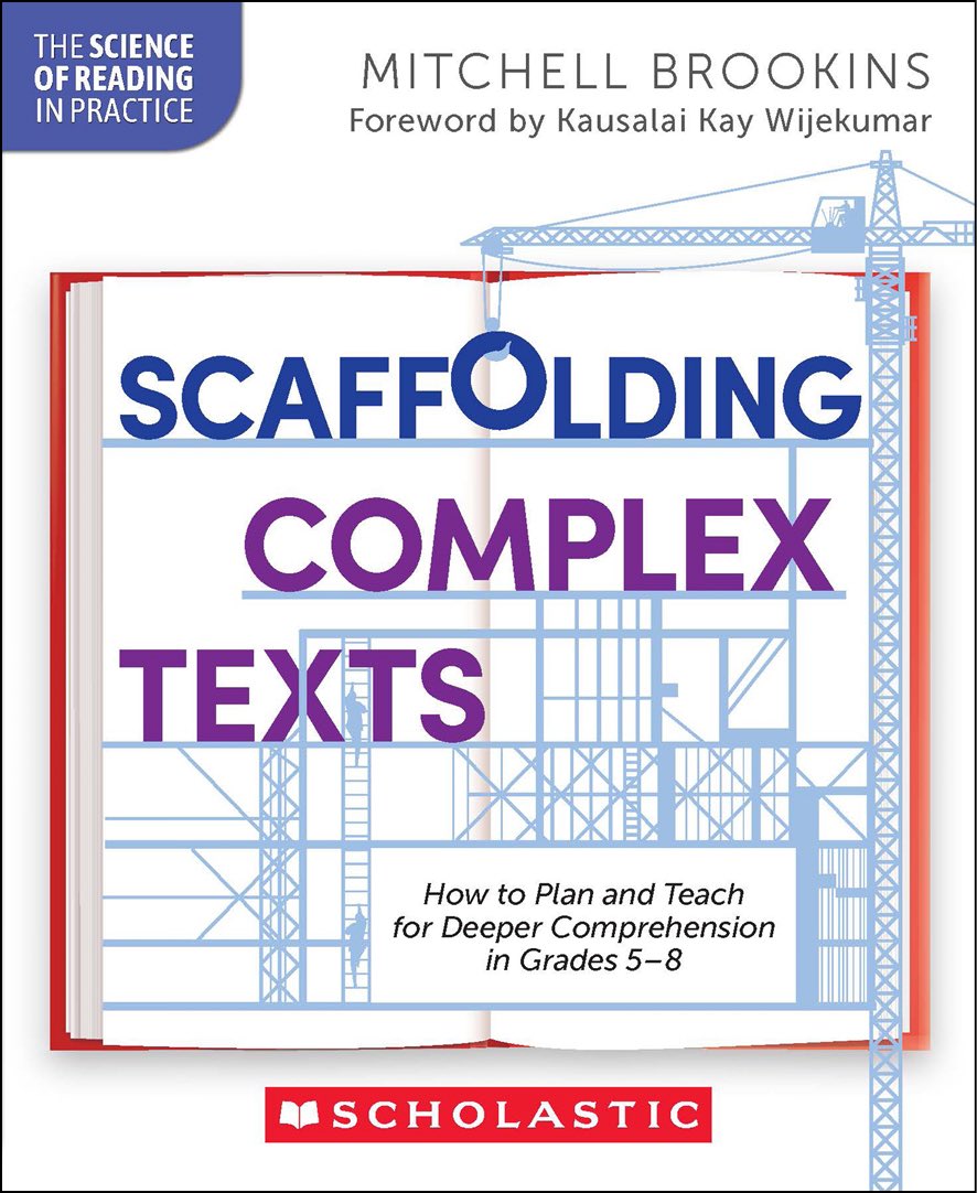 MitchellBrookns's tweet photo. I’m excited to finally share that my first book, Scaffolding Complex Texts, will be released by Scholastic in October 2026.
This book is rooted in a belief that has shaped much of my work as an educator:
Complexity is worth it🔥🔥🔥
This book is about helping teachers scaffold students’ intellectual growth against the staircase of complexity.
Stay tuned!