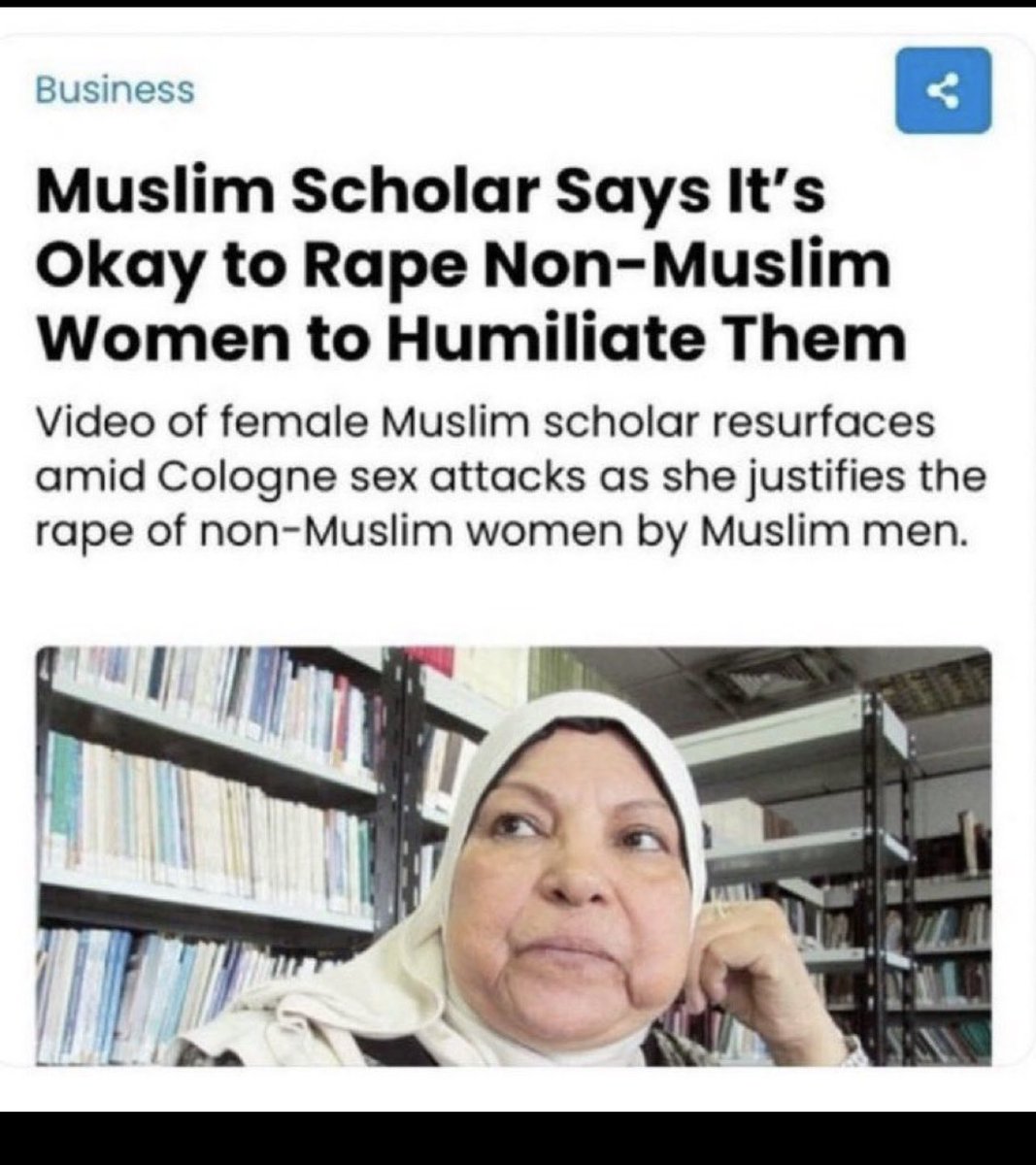 SuziBKota's tweet photo. @elonmusk Yes because of the Quran. And it’ll spread in the west if we keep appeasing jihadists and allowing them to move here. Principally the IRGC &amp; Qatar subversion ops are a huge problem. https://t.co/ay3sHMX6y4