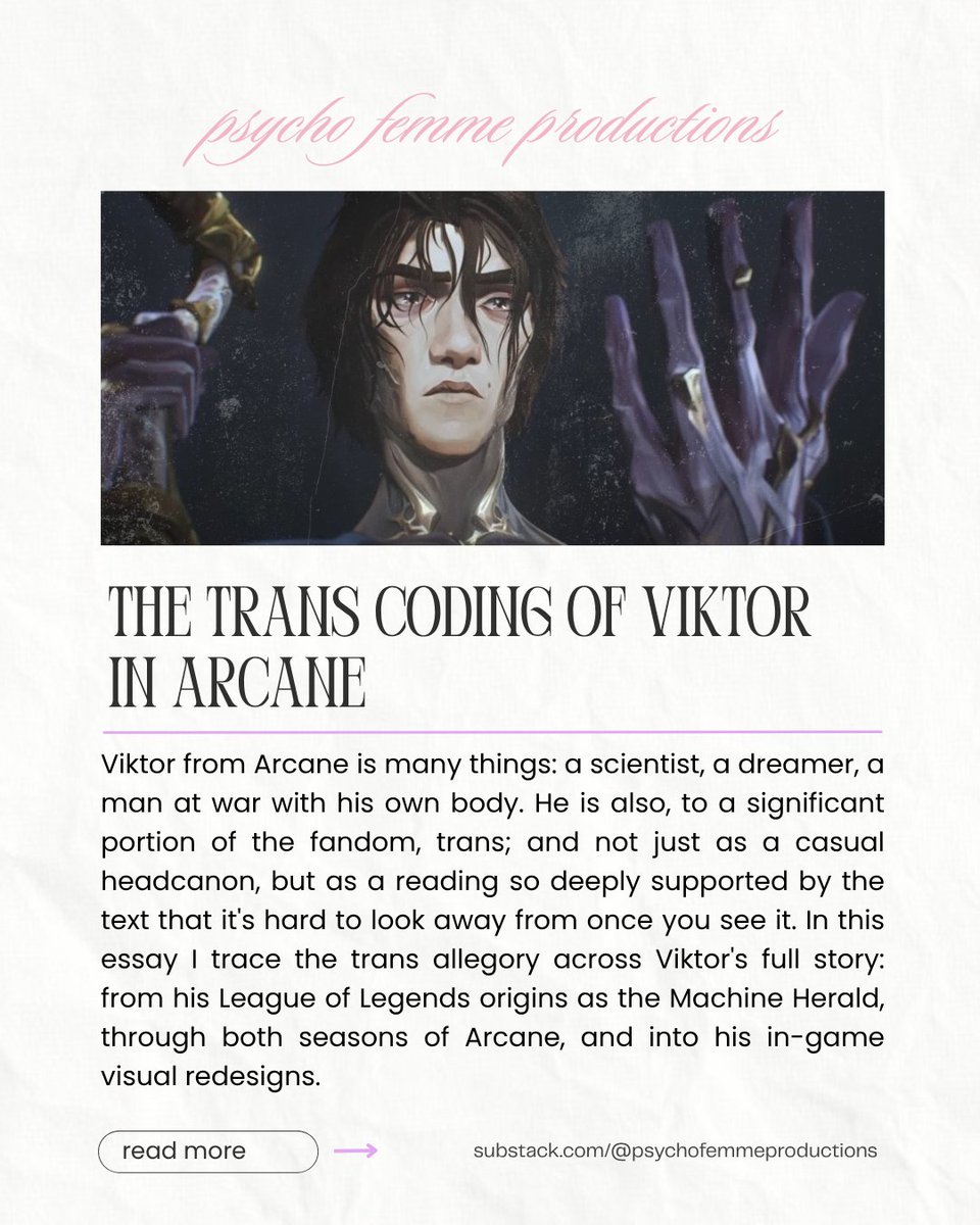 ULLTRAVI0LENCE's tweet photo. Happy Pride, Viktor Nation 𐙚⋆°.🏳️‍⚧️ ˖˚.
This was supposed to be a short essay but... yeah. I hope you guys love reading this as much as I loved writing it🤍
If you find any mistakes, please let me know with kindness. Thank you 
🔗: https://t.co/ZeF0wxGGgD https://t.co/l6vxrCT51n