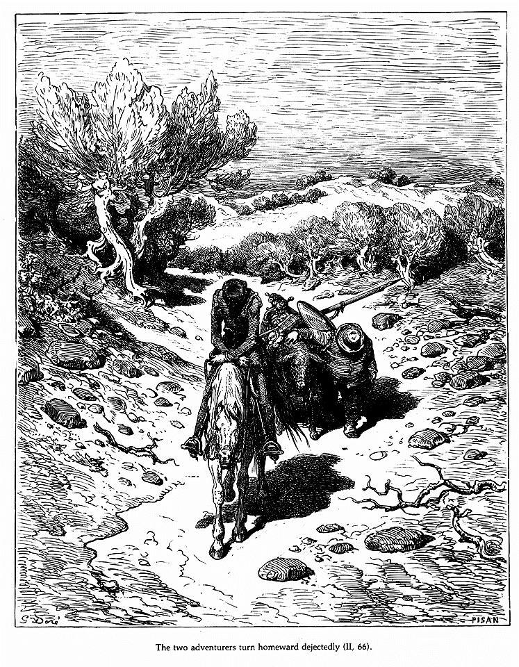 artistdore's tweet photo. Don Quixote #artbots #dore https://t.co/omh7wqnOlD