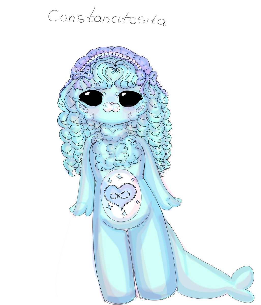 Katsumi_1274uwu's tweet photo. Olaaa Habrá fans de care bears aqui? :^ bueno subiré mi oc constancitosita ^^🦭🩵🫧💫✨️ con su noviecito revoltosito jeje
#carebearsoc 
#ositoscariñositos 
#carebears 
#caretwt https://t.co/RIsbp8CZ10