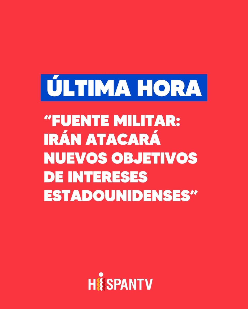 KarinArcus_ok's tweet photo. 🚨🚀🇮🇷 Fuente militar: Irán atacará nuevos objetivos estadounidenses

▪️ Una fuente militar declaró a la Agencia Tasnim: “Anoche demostramos a los estadounidenses que cualquier nueva aventura o estupidez se enfrentará con una respuesta inmediata de Irán, y que Irán no dejará ninguna agresión sin respuesta”.

▪️ El portavoz enfatizó: “Las Fuerzas armadas de Irán se mantienen esta noche en total preparación, y si los estadounidenses cometen algún acto agresivo, se enfrentarán nuevamente a respuestas contundentes”.

▪️ Esta fuente militar subrayó: “Si los estadounidenses actúan, Irán atacará nuevos objetivos de los intereses de este régimen terrorista”.

▪️ Asimismo, señaló: “La percepción de los estadounidenses sobre una ‘escalada controlada’ y tomar la iniciativa es estúpida, e Irán no dudará en imponer nuevos cálculos a los estadounidenses”.
