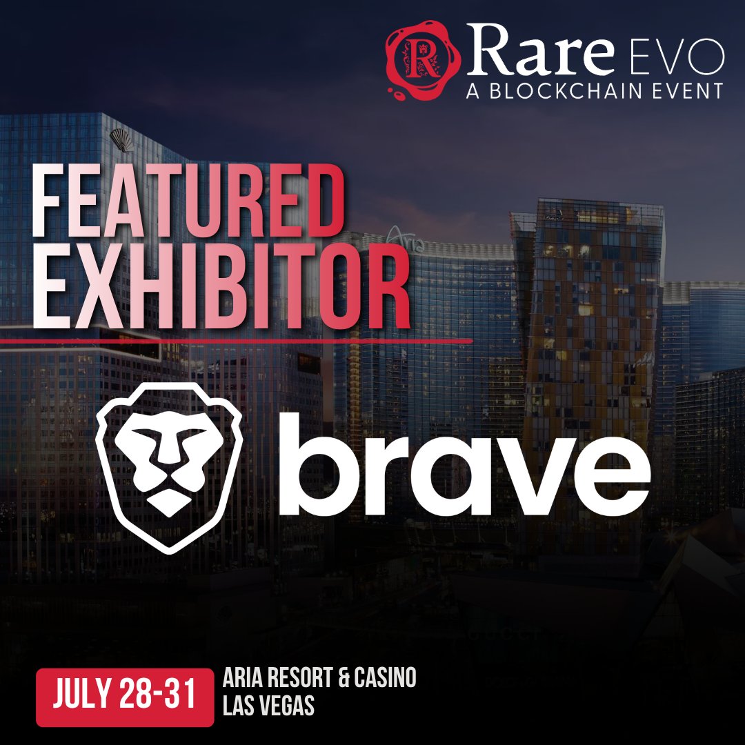 RareEvo's tweet photo. One of the most successful real-world applications embracing Web3 technologies in the world is coming to Rare Evo 2026.

We're excited to welcome @Brave, the team behind the privacy-first browser serving millions of users and helping shape the future of the open internet. https://t.co/OjxyitaQGY