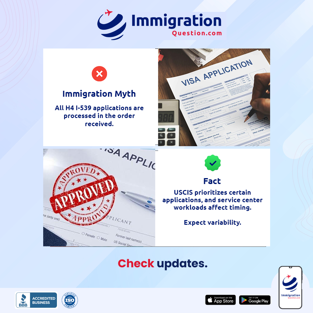 IMQuestionUS's tweet photo. Immigration Tip: USCIS may prioritize certain applications, and processing times can vary based on service center workloads, case complexity, and other factors.

Processing timelines are not always first-come, first-served. Staying informed and monitoring your case status can help you better understand what to expect.

For daily immigration tip download the free https://t.co/kX2nlXgPV0 app from the Play Store (https://t.co/Zanl05hhz7) or App Store (https://t.co/JoWUgDC3I1).y
 
FREE Registration Today! ➡️ https://t.co/kX2nlXgPV0

#ImmigrationMyths #H1BVisa #USCIS #ImmigrationFacts #WorkVisa #ImmigrationQuestion #ImmigrationLaw #VisaUpdates #LegalGuidance