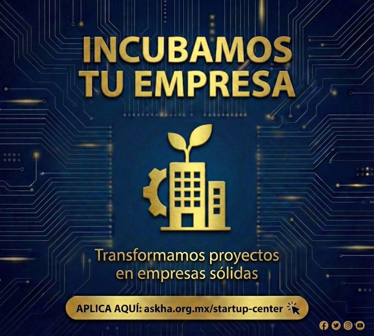 ASKHAMexico's tweet photo. 💡 ¿Tienes una idea de negocio y no sabes por dónde empezar?

En Startup Center te brindamos las herramientas, mentoría y acompañamiento que necesitas para transformar tu idea en un proyecto sólido y con potencial de crecimiento. 

👉 Aplica ahora: https://t.co/q4hFt8Viep https://t.co/kJCY1Uwvf6