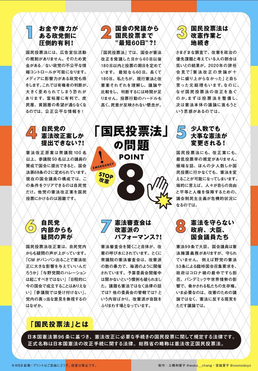 nemetti's tweet photo. #国民投票法改正法案に反対します 
問題点しかないのに可決するな https://t.co/QB4qDxGGRB
