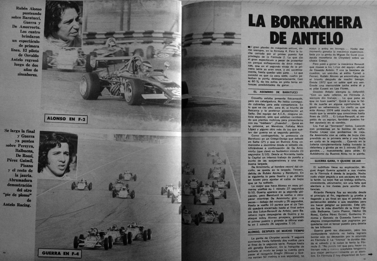 PatoG82's tweet photo. LA BORRACHERA DE ANTELO

📓 El Gráfico 🏁

#F2Argentina #F4Argentina #OsvaldoAntelo #RicardoBaratucci #MiguelAngelGuerra #RubenAlonso #RevistaElGrafico https://t.co/76VsCQocwv