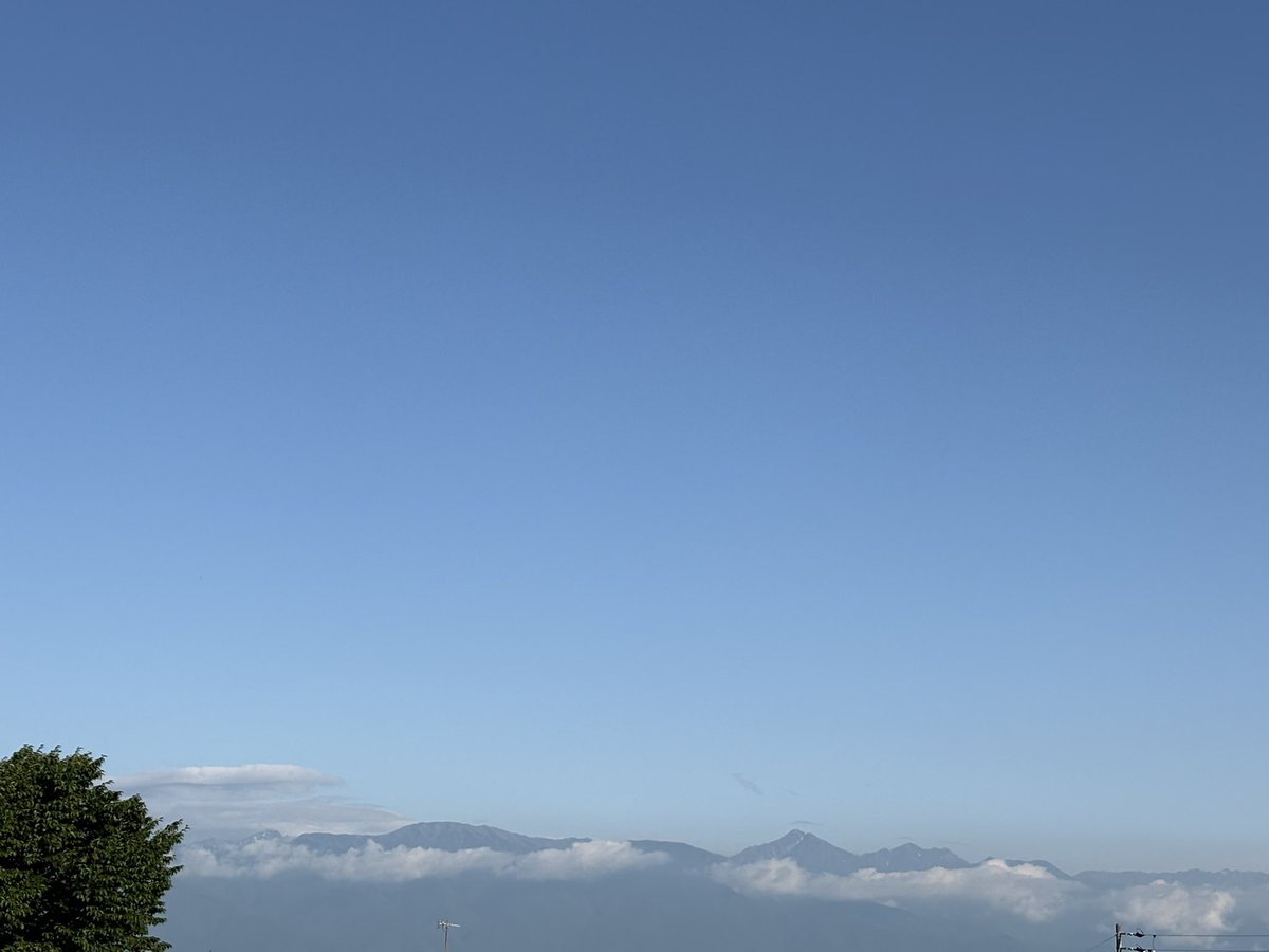Jury0909's tweet photo. おはようございます☀
#早朝ウォーキング 行ってきました。

今朝もよく晴れてます☀️
今のところ涼しい🍃
日中もこのままで…無理か😂
#体力つけたい https://t.co/GeH9R7ikio