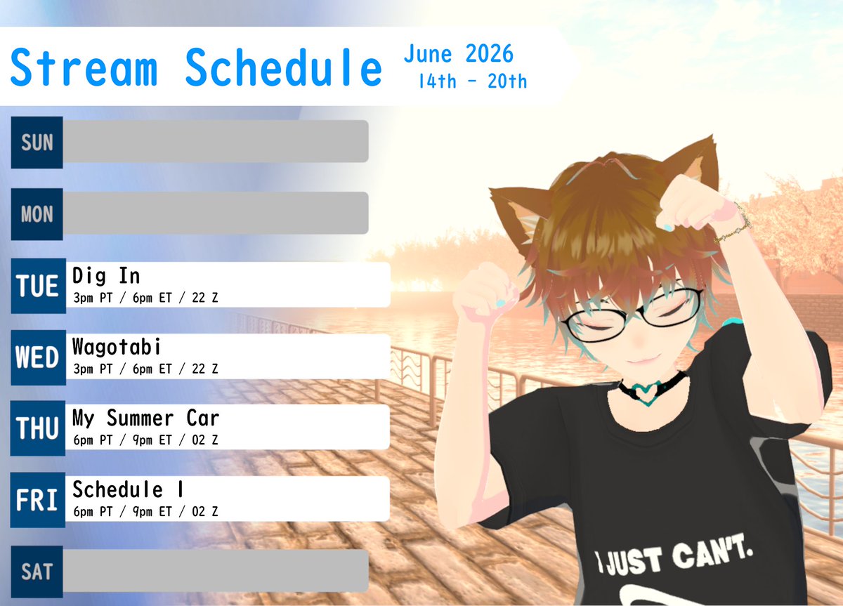 TrixinBytes's tweet photo. i swear i'll finally get in the habit of posting here (>ᆺ<)

anyways this week's schedule https://t.co/qKZ6lqoDcw