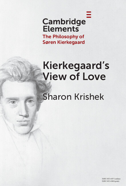 CambUP_PHILNYUK's tweet photo. New Cambridge Element, Kierkegaard’s View of Love by Sharon Krishek, out now! Read for free for the next 2 weeks at
https://t.co/udYKWexWnH
#cambridgeelements #philosophy https://t.co/dUHHj2RZ3f
