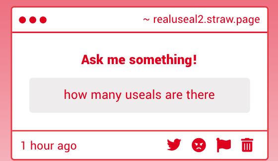 Reluseal's tweet photo. 6. 
5 are me. https://t.co/rzXKu0GKfG