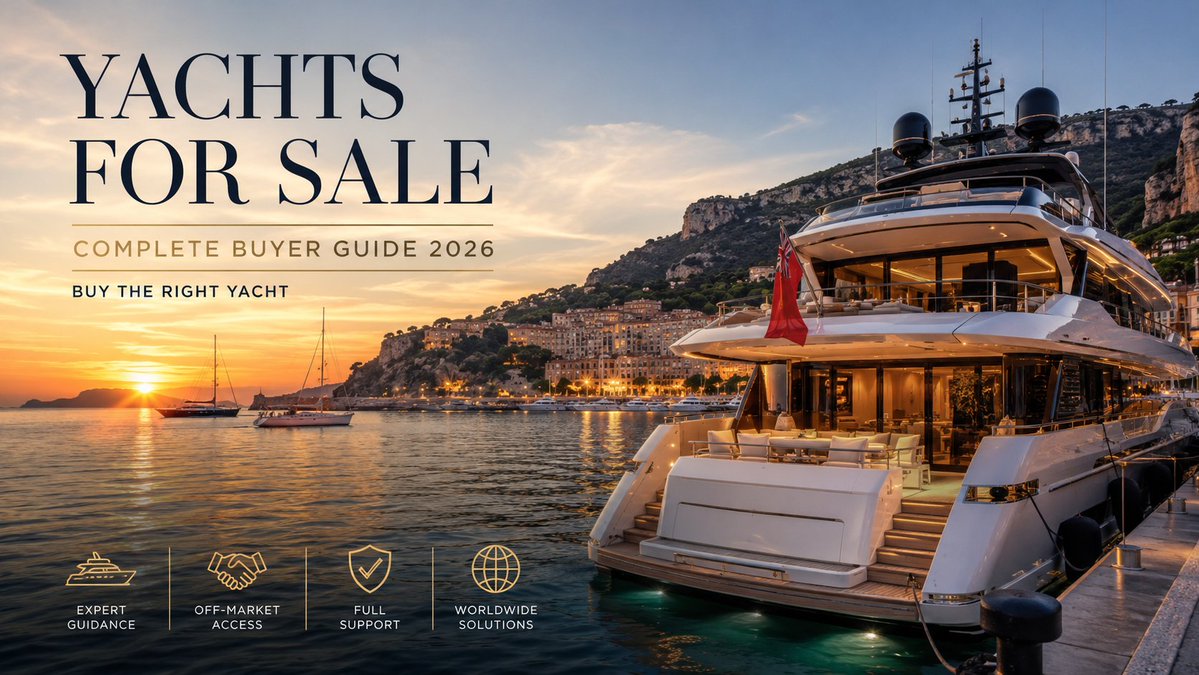 jobelov's tweet photo. Yachts for Sale: Complete Buyer Guide 2026 | Buy the Right Yacht

Buying a yacht in 2026 requires more than choosing a beautiful vessel. From motor yachts and catamarans to sailing yachts and luxury superyachts, the right choice depends on budget, lifestyle, operating costs, and long-term goals. This buyer guide explains how to choose the right yacht across standard, premium, and luxury segments, avoid costly mistakes, understand ownership costs, inspections, financing, and discover both public and confidential off-market yacht opportunities worldwide through Master Ocean. 

https://t.co/DlB38cMcA4 

#YachtsForSale #YachtBuyerGuide #BuyAYacht #LuxuryYachts #MotorYachts #SailingYachts #Catamarans #Superyachts #LuxuryLifestyle #YachtBrokerage #YachtBroker #YachtSales #LuxuryYachtSales #UsedYachtsForSale #NewYachtsForSale #PremiumYachts #LuxuryBoats #YachtOwnership #YachtInvestment #BoatForSale #BuyLuxuryYacht #YachtLife #YachtMarket #YachtingLifestyle #PrivateYacht #LuxuryTravel #OffMarketYachts #YachtManagement #MegaYacht #LuxuryAssets