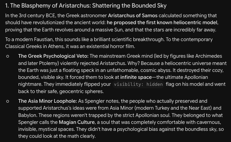 xystopia's tweet photo. the fear of "heliocentric model" and the fear of "artificial intelligence" (how the ancient Greeks were afraid of the earth orbiting the sun, and how "modern" Westerners are afraid of AI) https://t.co/owsbZ3d46o