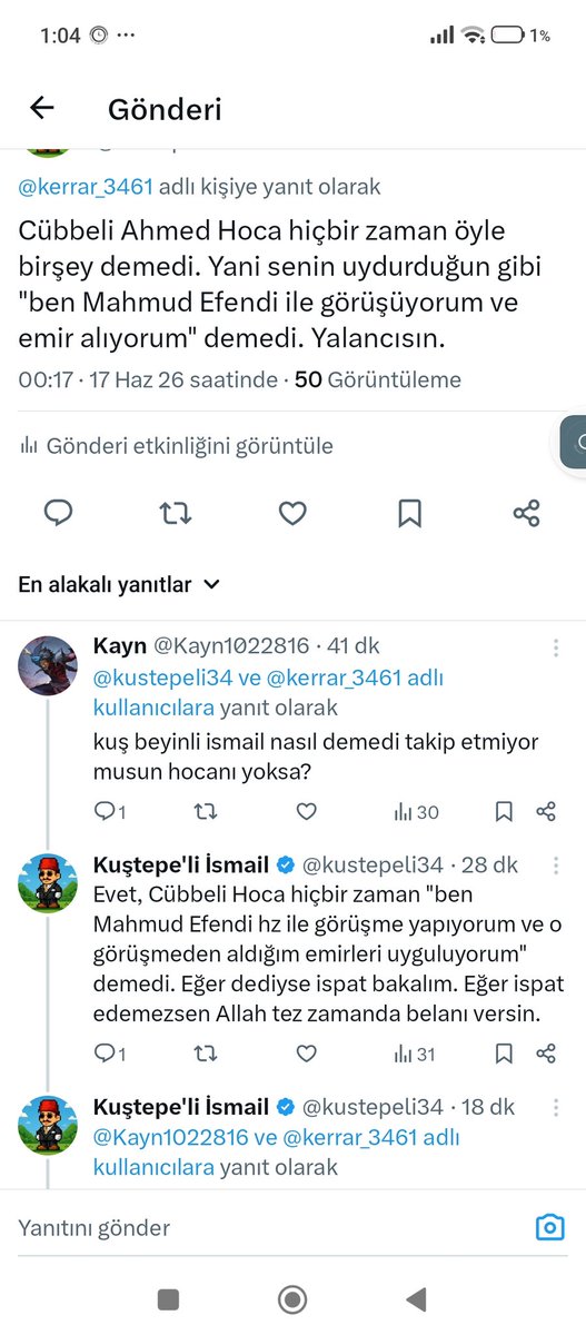 Kuştepe'li İsmail tweet media