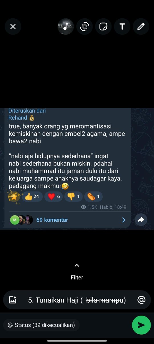 whyme_vell's tweet photo. Sederhana = miskin

Padahal sederhana adalah sikap.

Miskin adalah kondisi ekonomi.

Orang kaya bisa sederhana.

Orang miskin juga bisa tidak sederhana.

Bahkan dalam Islam ada syarat ibadah yang menunjukkan pentingnya kemampuan finansial. Zakat hanya untuk yang mampu. Haji hanya wajib bagi yang mampu. Sedekah lebih luas jika memiliki kelebihan rezeki.