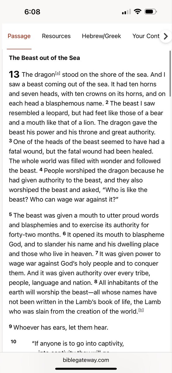 dualshowman's tweet photo. Is G7 the Beast of revelation? 
You tell me? Whew what a time we’re in 
7 nations and kings 10 who are yet 
We’re living in the yet kings and introduces one very familiar  
Was Butler the deadly wound? 
Trump seems to fit the bill https://t.co/Y1AxPru9BE