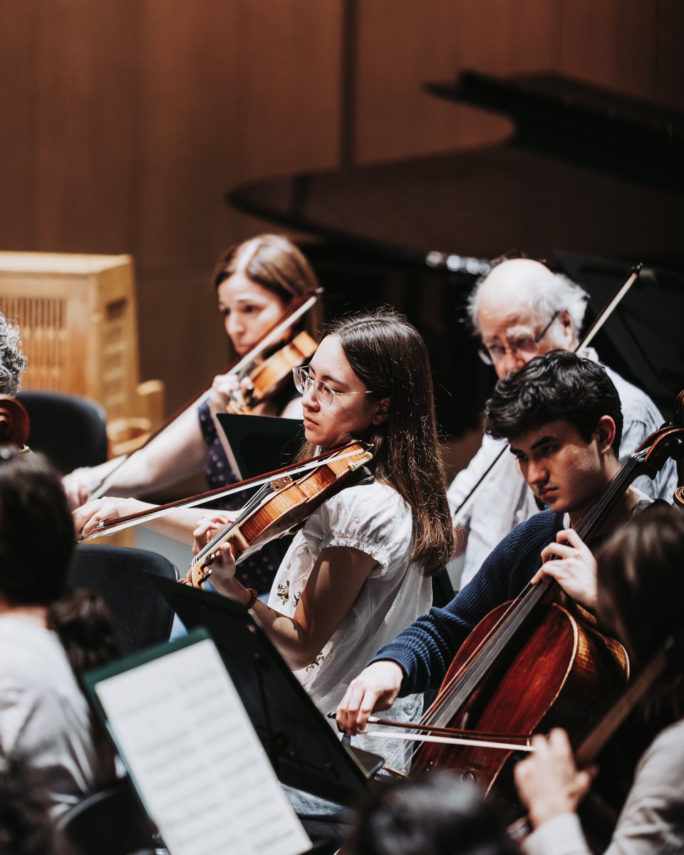 NACOrchCNA's tweet photo. Rehearsal with Hélène Grimaud, and this time we’ve got some extra energy in the room! 🎹#NACOMentorship musicians are here too: early-career pros getting their reps in ahead of what’s shaping up to be a very good week. Concerts June 17 &amp; 18 in Southam Hall. https://t.co/oo8GOcFHxD