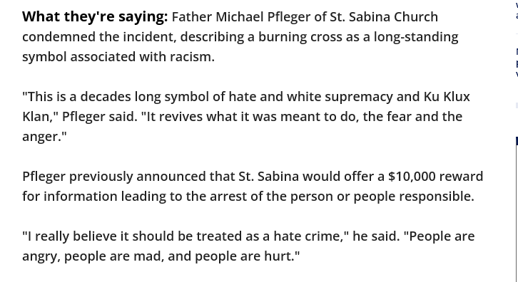 MaryInIllinois's tweet photo. @Terrynewsome Fake Father Pfleger tried to rope White Supremacists and the Klan into this.🙄 https://t.co/RZltk9wN7e
