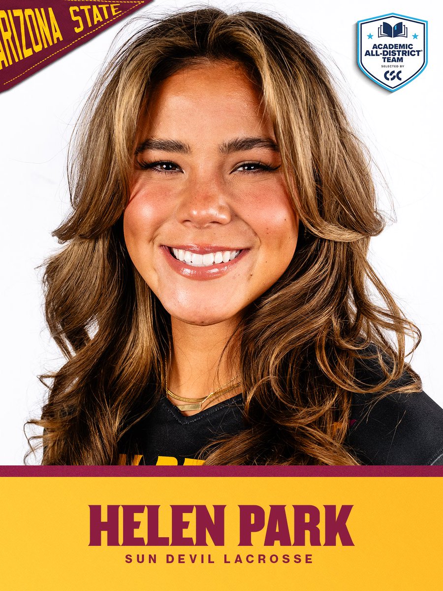 SunDevilWLax's tweet photo. Congrats to our three @CollSportsComm Academic All-District selections! 😈👏📚

#ForksUp /// #O2V https://t.co/v8jBAOyPRG