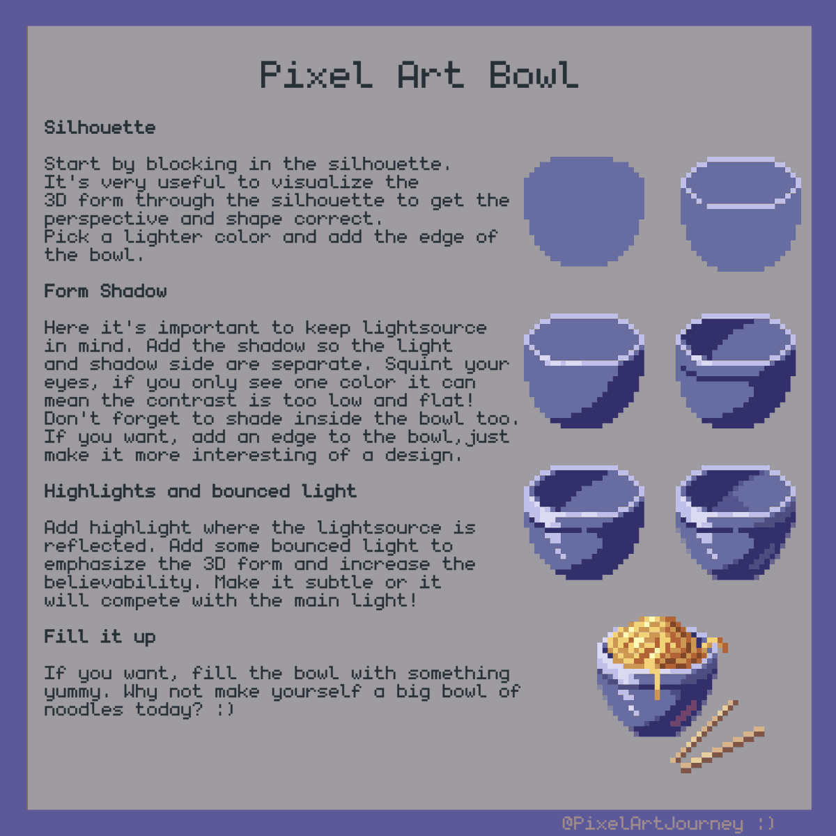 PixelArtJourney's tweet photo. Tutorials that will help with shading #pixelart https://t.co/0J9Tf9ZWH9