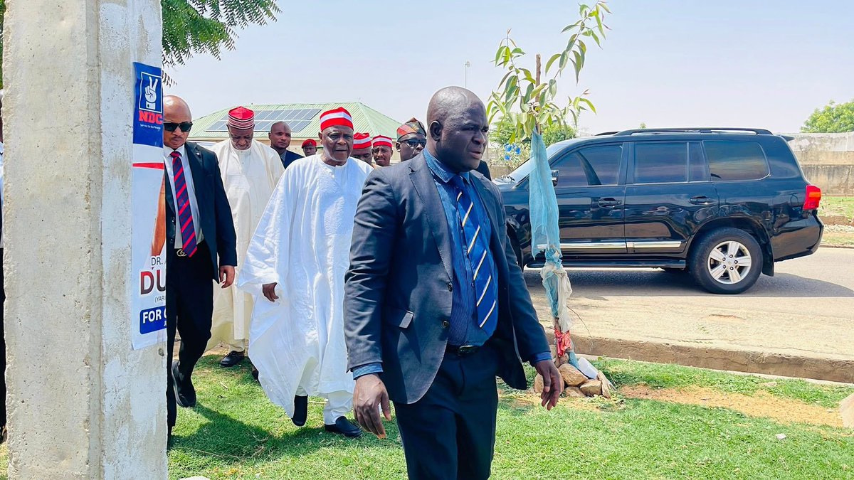 HonIsahUmar's tweet photo. Sen @KwankwasoRM at Jigawa State NDC Office Headquarter (Tuesday 16th June 2026). https://t.co/xrXcCMUlzv
