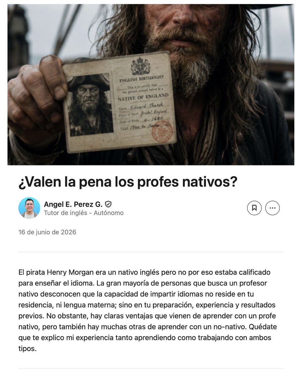 angelidioms's tweet photo. Muchos buscan un profe de idiomas nativo, pero creo que no saben en lo que se están metiendo 😅 https://t.co/byP4sUr0L6 https://t.co/XWrE9flrh3